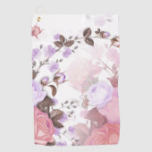 Serviette De Golf Bouquets de Roses 5 (Devant)