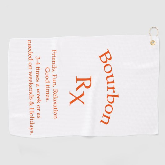 serviette de golf bourbon (Horizontal)
