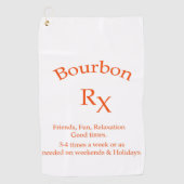 serviette de golf bourbon (Devant)