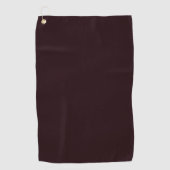 Serviette De Golf Bourgogne foncée | Bourgogne (Devant)