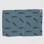 Serviette De Golf Bouteille de vin foncé (Horizontal)