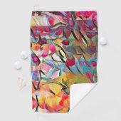 Serviette De Golf Bouteilles colorées (En situation)