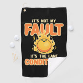 Serviette De Golf Bowling C'Est L'État De La Voie (En situation)