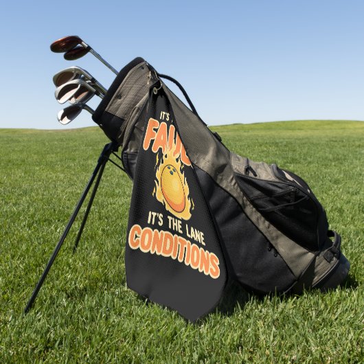 Serviette De Golf Bowling C'Est L'État De La Voie (Vert)