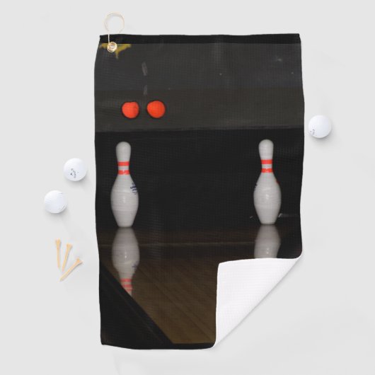 Serviette De Golf Bowling Golf Towel (En situation)