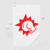 Serviette De Golf Boxe (En situation)