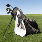 Serviette De Golf Boxer Buddy Humoristique Protective (Vert)