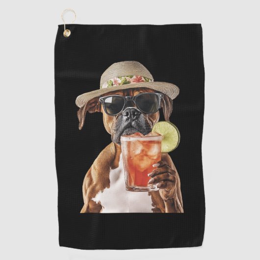 Serviette De Golf Boxeur (Devant)