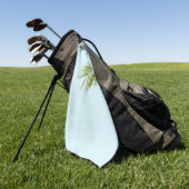 Serviette De Golf Branche de palmier (Vert)