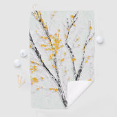 Serviette De Golf Branches de l'arbre d'automne avec feuilles de aut (En situation)