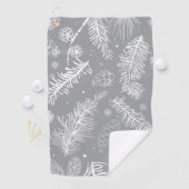 Serviette De Golf Branches et pin 4 (En situation)