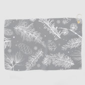 Serviette De Golf Branches et pin 4 (Horizontal)