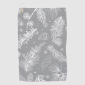 Serviette De Golf Branches et pin 4 (Devant)