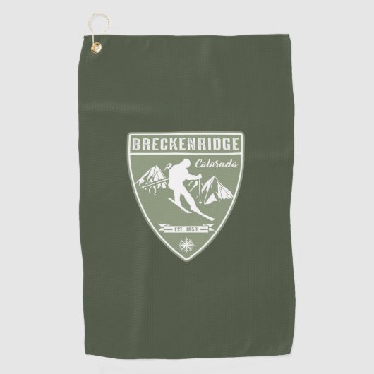 Serviette De Golf Breckenridge Colorado (Devant)