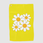 Serviette De Golf Bright and Bold Daisy (Devant)