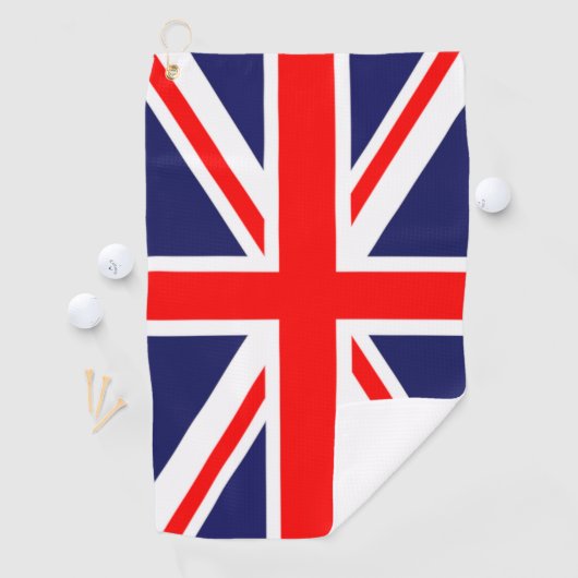 serviette de golf British Flag (En situation)