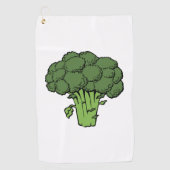 Serviette De Golf Brocoli vert (Devant)