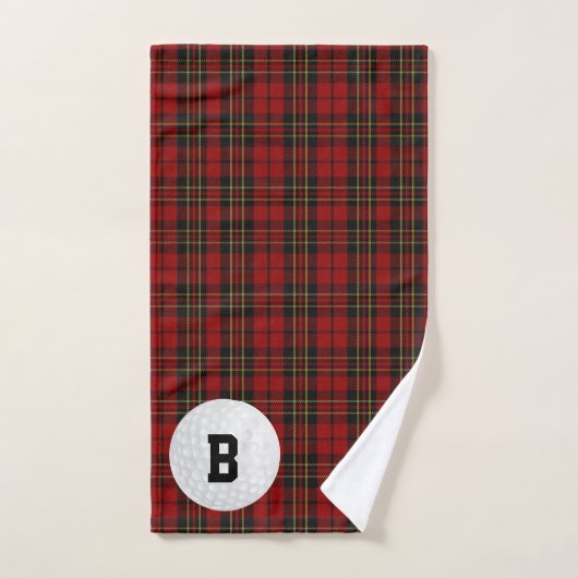 Serviette de golf Brodie Tartan Plaid (Serviette à main)