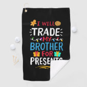 Serviette De Golf Brother Christmas (En situation)