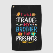 Serviette De Golf Brother Christmas (Devant)