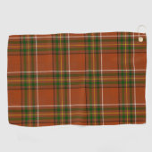 Serviette De Golf Brown Earthy Plaid Tartan  (Horizontal)