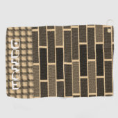 Serviette de golf Brown en brique (Horizontal)