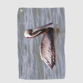 Serviette de golf Brown Pelican (Devant)
