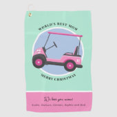 Serviette De Golf Bubblegum Pink Golf Part Maman (Devant)