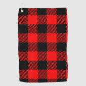 Serviette De Golf Buffalo Check Pays Motif Lumberjack Plaid (Devant)