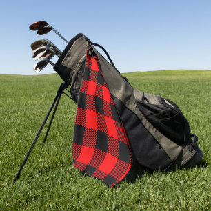Serviette De Golf Buffalo Check Pays Motif Lumberjack Plaid