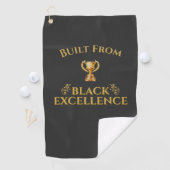 Serviette De Golf Built From Black Excellence Legacy  (En situation)