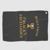 Serviette De Golf Built From Black Excellence Legacy  (Horizontal)