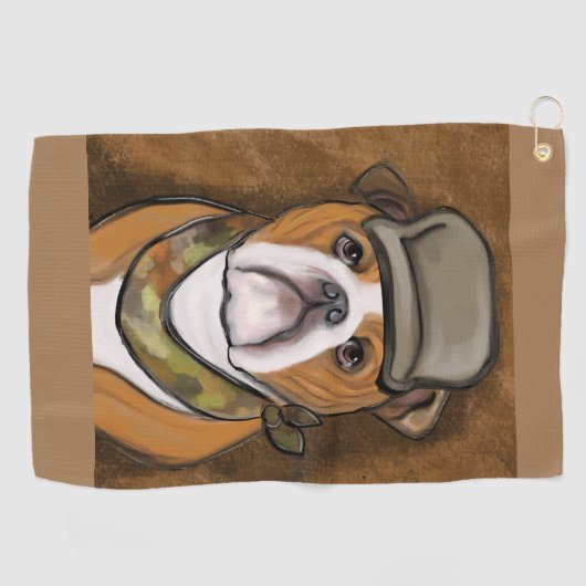 Serviette De Golf Bulldog (Horizontal)