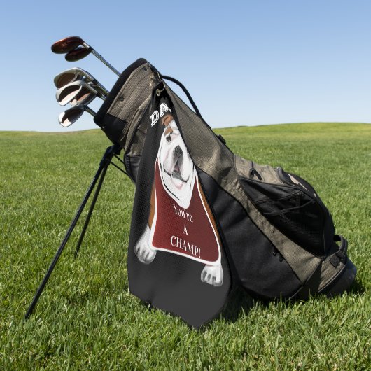 SERVIETTE DE GOLF BULLDOG (Vert)