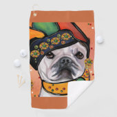 Serviette De Golf Bulldog (En situation)