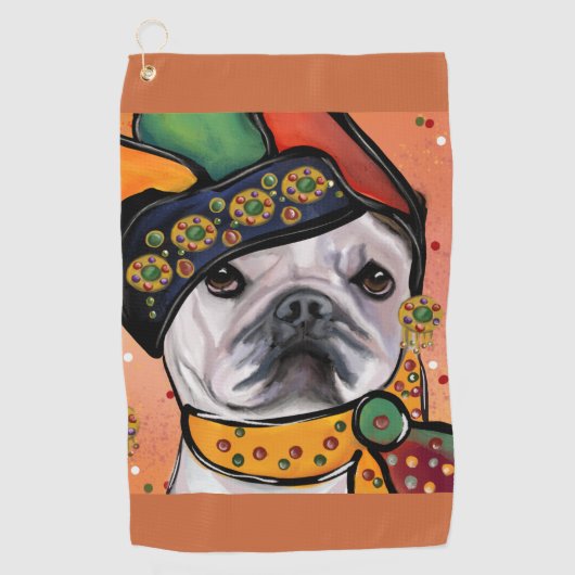 Serviette De Golf Bulldog (Devant)