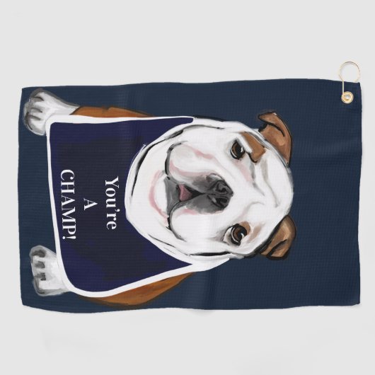 SERVIETTE DE GOLF BULLDOG  (Horizontal)