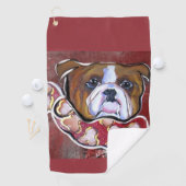 Serviette De Golf Bulldog (En situation)