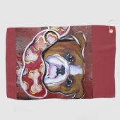 Serviette De Golf Bulldog (Horizontal)