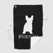 Serviette De Golf Bulldog Lover | Frenchie Papa Français Bulldog Pap (En situation)