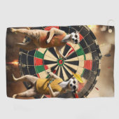 Serviette De Golf Bullseye Burrow : Meerkat Dart League, (Horizontal)