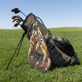 Serviette De Golf Bullseye Burrow : Meerkat Dart League, (Vert)