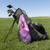 Serviette De Golf Bumblebebe sur la fleur d'Hibiscus (Vert)