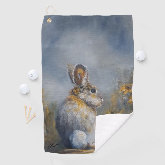 Serviette De Golf Bunny (En situation)