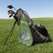 Serviette De Golf Bunny Hoppy (Vert)