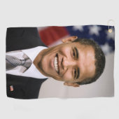 Serviette De Golf Bureau du président élu Barack Obama (Horizontal)