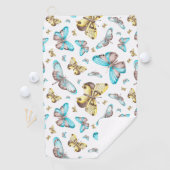 Serviette De Golf Butterfly Art Drawing (En situation)