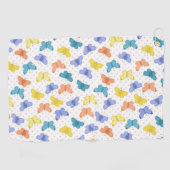 Serviette De Golf Butterfly Art Ideas (Horizontal)