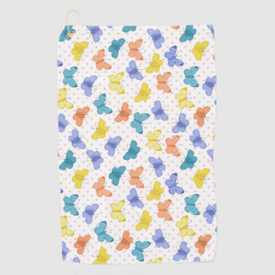 Serviette De Golf Butterfly Art Ideas