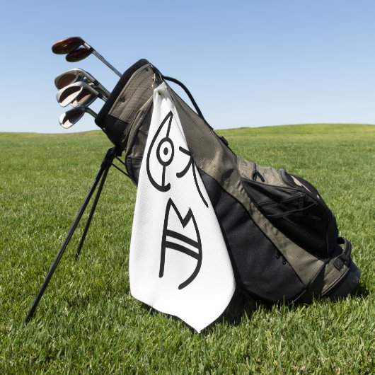 Serviette De Golf Ça vaut le coup (Vert)